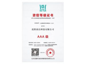 资信等级证书